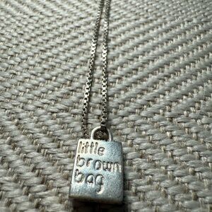 Bloomingdale's Silver Pendant Necklace